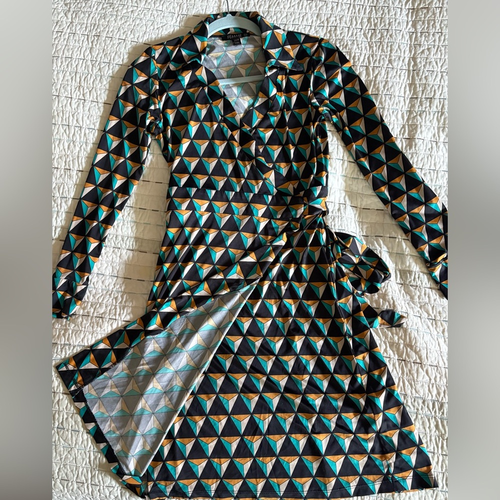 Femme de Carriere Wrap Dress XS